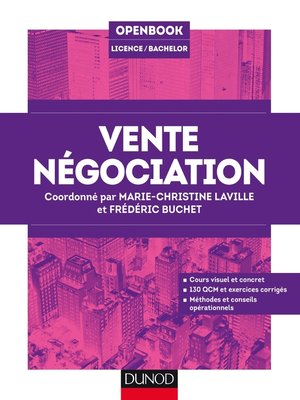 cover image of Vente Négociation